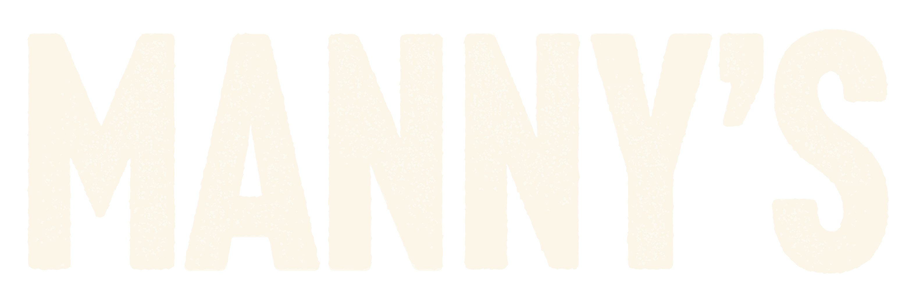 Manny's_Logotype_Cream_Mono